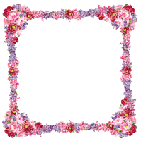 Цветочная рамка PNG