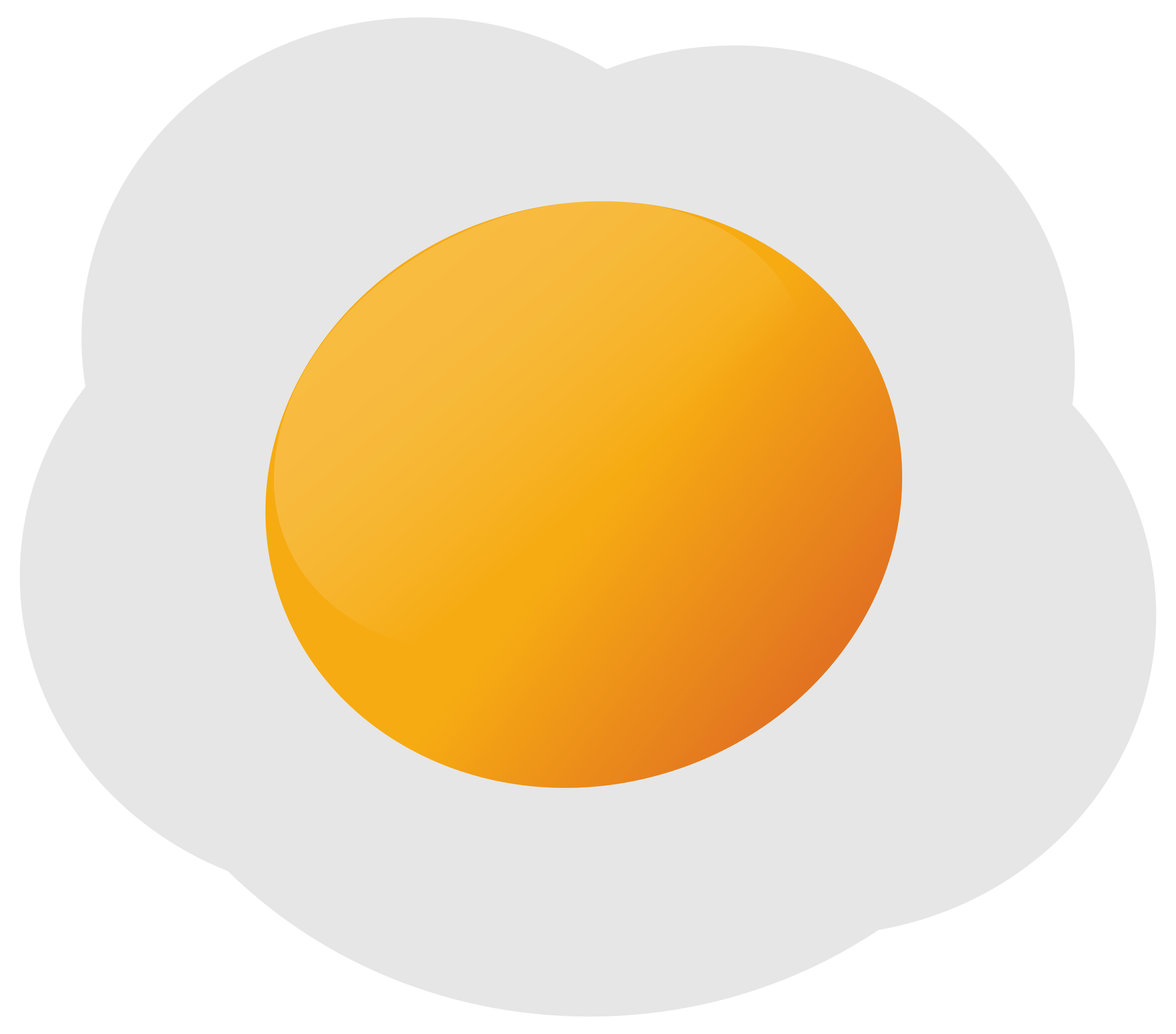 Fried egg PNG transparent image download, size: 1850x1508px