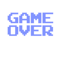 Juego terminado PNG, Game over PNG