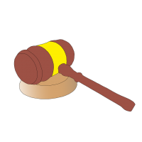 Молоток судьи PNG