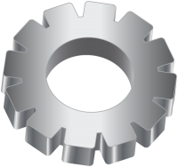 silver gear PNG