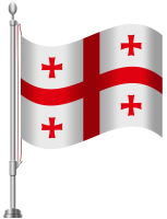 Georgia flag PNG