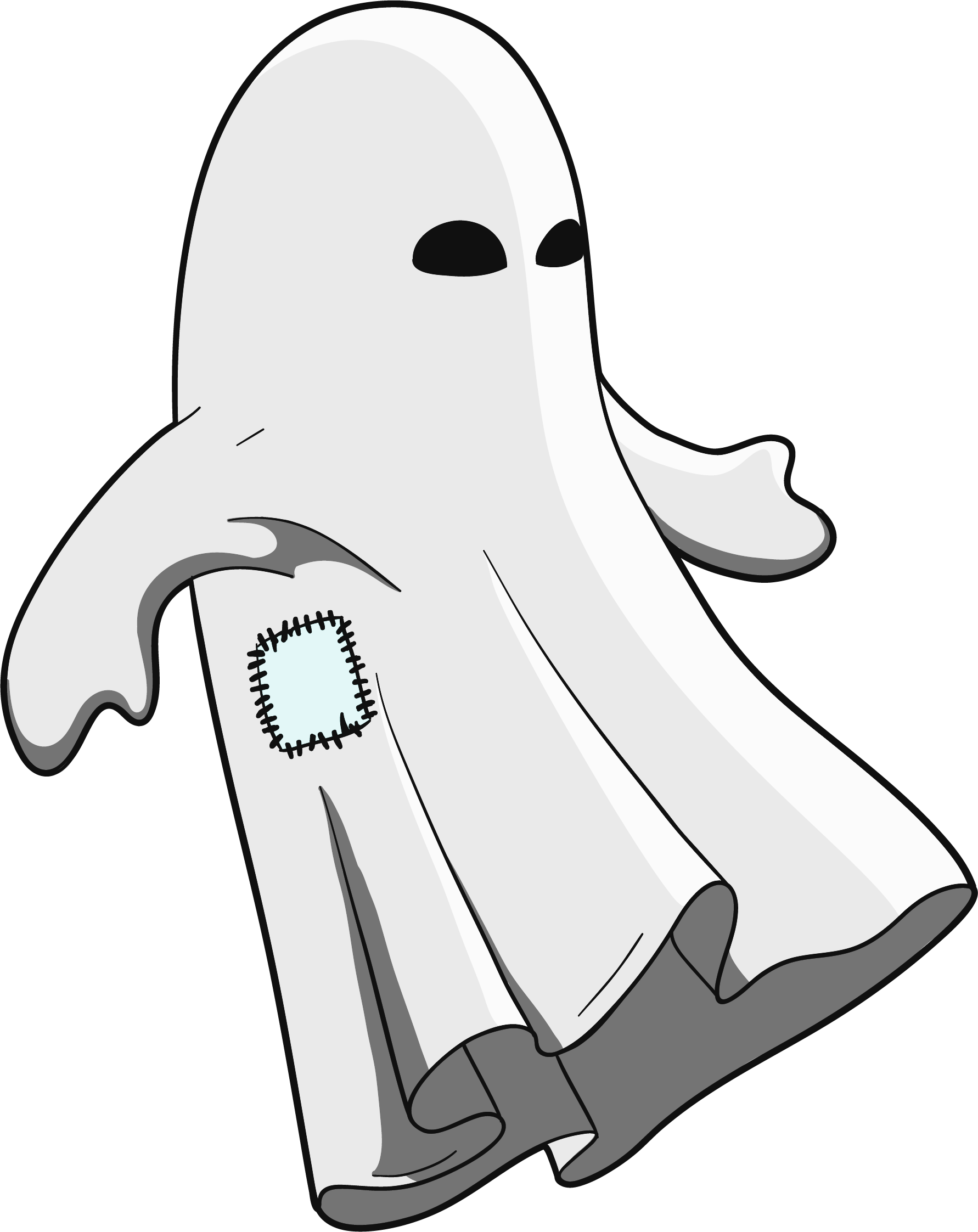semi transparent ghost
