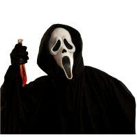 Ghostface PNG with knife