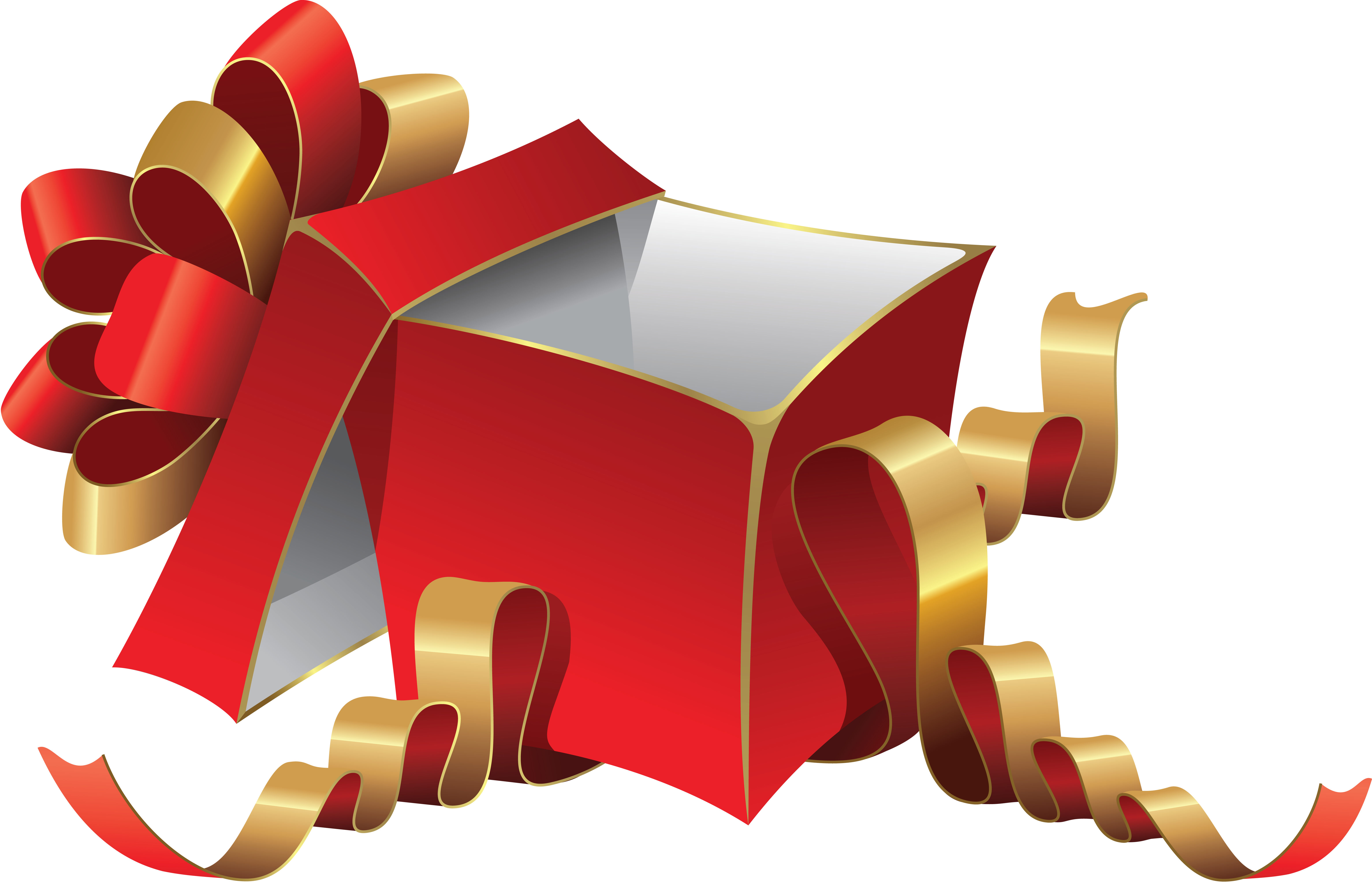 Gift box PNG transparent image download, size: 6224x4007px