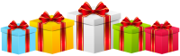 Gifts boxes PNG