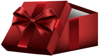 Open gift box PNG
