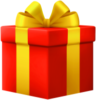 Red gift box PNG