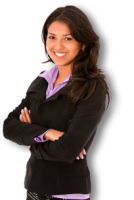 Business woman girl PNG image