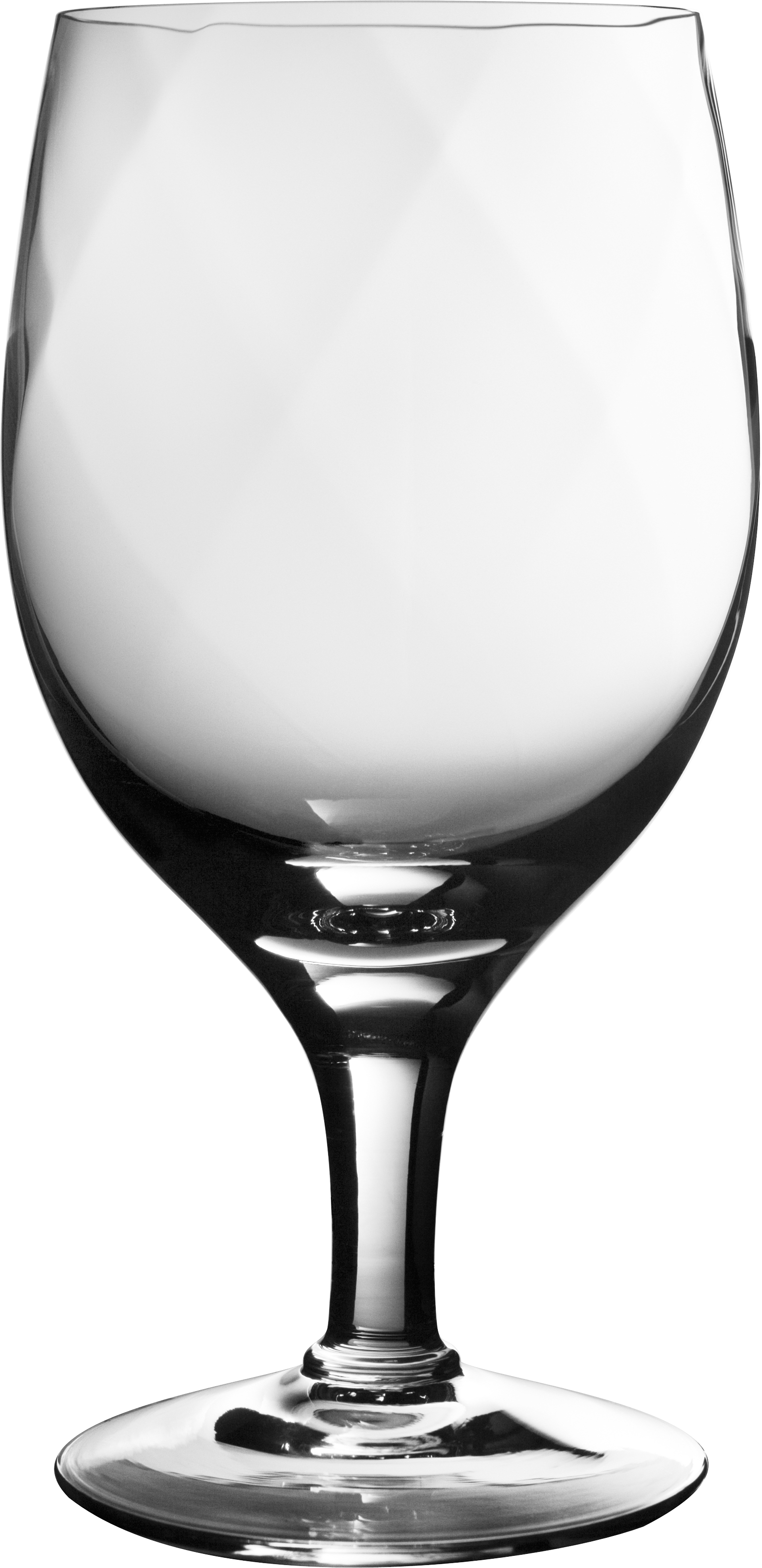 Empty wine glass PNG image