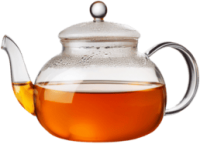 Glass teapot PNG
