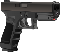 Glock handgun PNG