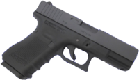 Glock handgun PNG