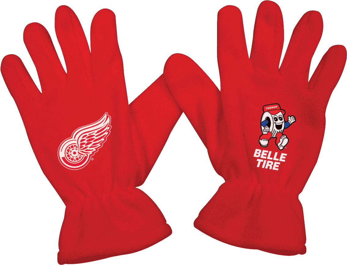 Red gloves PNG image
