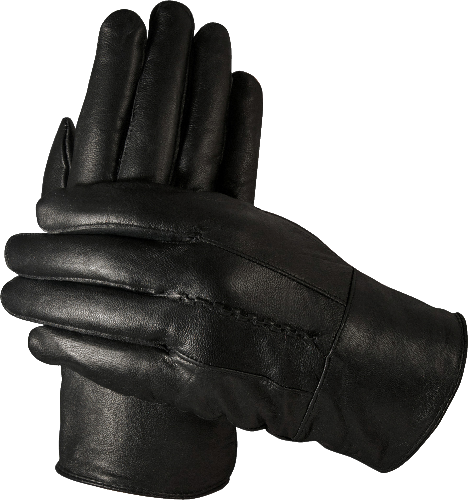Leather gloves PNG image