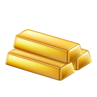 Gold bars PNG