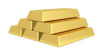 Золото слитки PNG