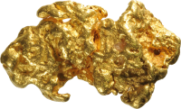 Золото самородок PNG