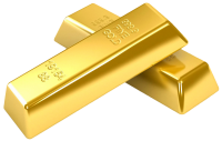 Gold bars PNG image