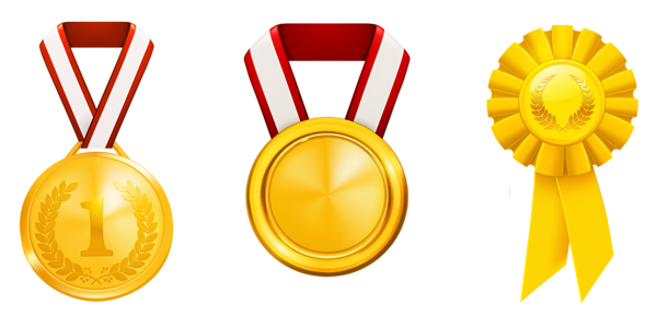 Medalla de oro PNG