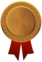 Gold medal PNG