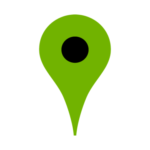 green Google Maps pin PNG