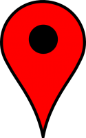 Google Maps pin PNG red transparent