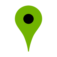 green Google Maps pin PNG