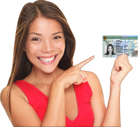 Green card PNG