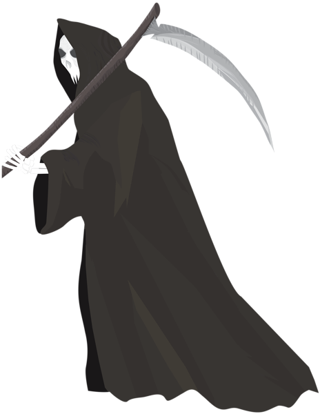Grim Reaper PNG transparent image download, size: 464x600px