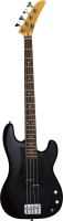 Black electric guitar PNG image