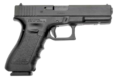Glock handgun PNG image