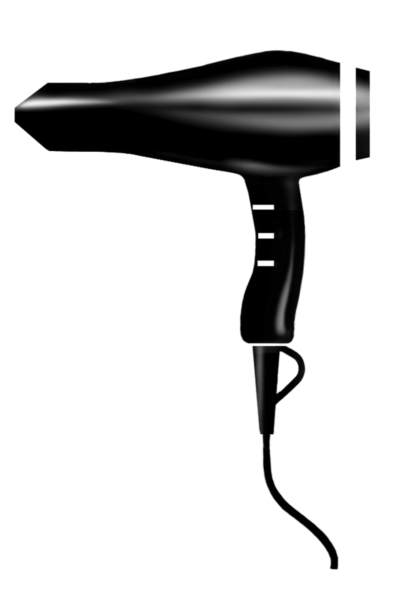 Hair dryer PNG, image hairdryer 