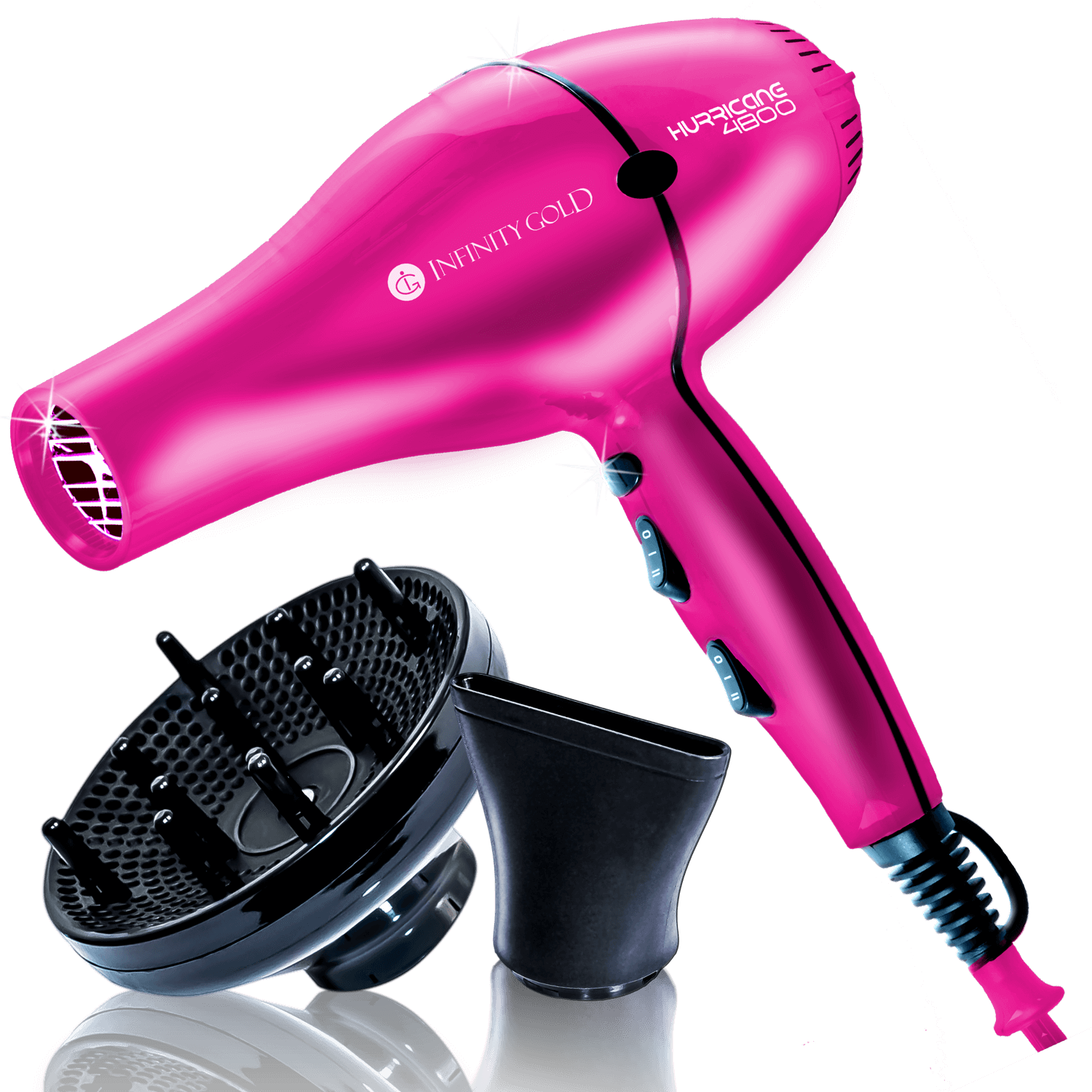 pink hair dryer PNG