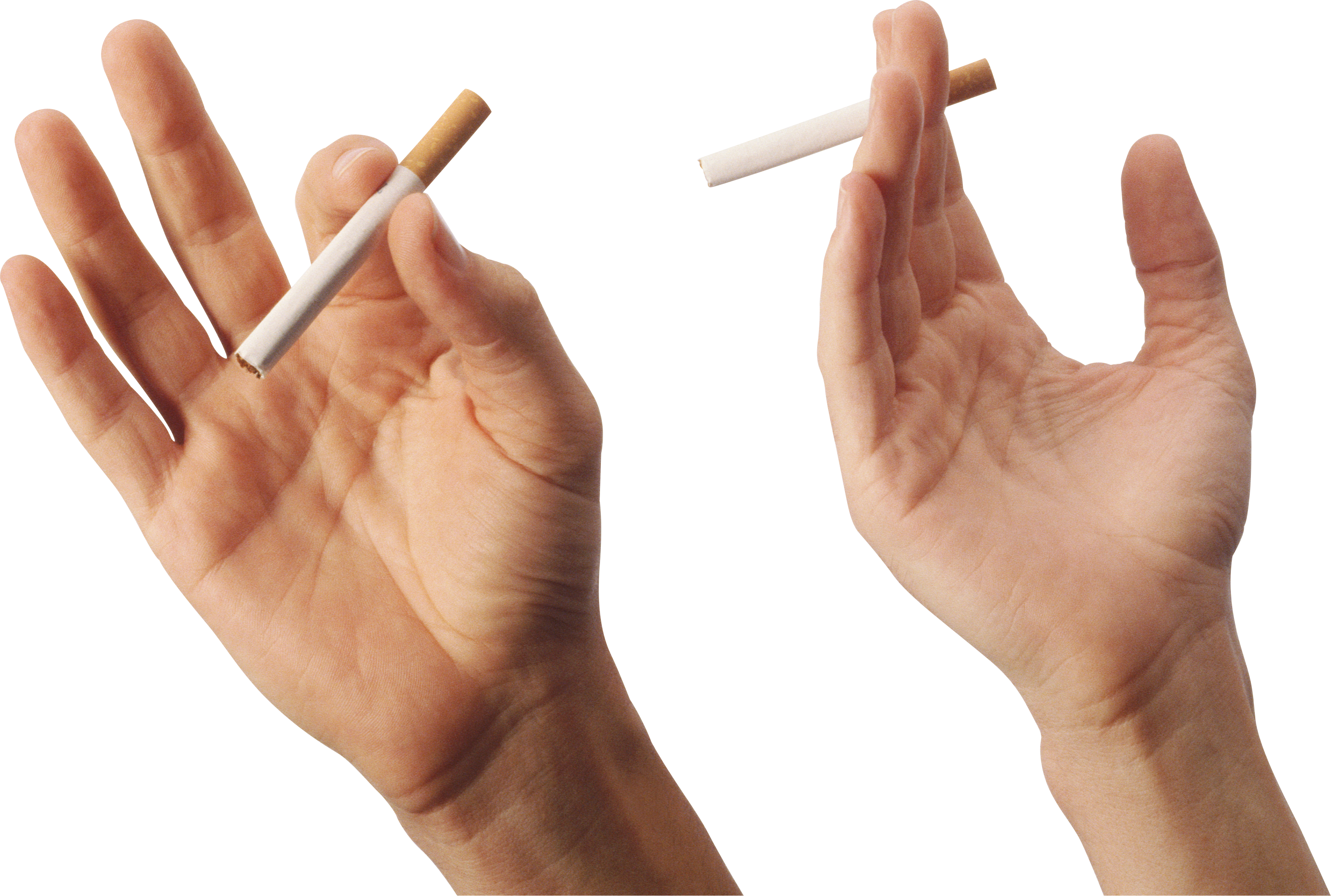 сигарета в руке PNG