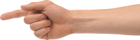 One finger hand, hands PNG, hand image free