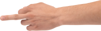 One finger hand, hands PNG, hand image free