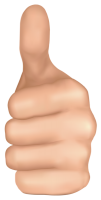 thumbs up hand PNG