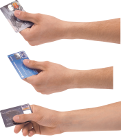 cards in hand PNG