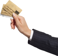 cards in hand PNG