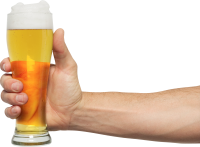 beer in hand PNG