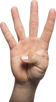 four hand PNG