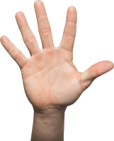 five hand PNG