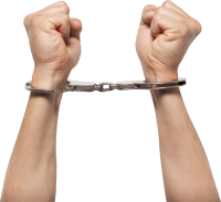 наручники на руках PNG
