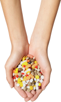 drugs in hand PNG