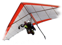 Hang glider PNG image