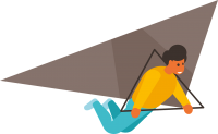 Hang glider PNG picture