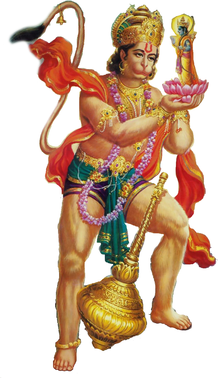 Hanuman PNG transparent image download, size: 834x1445px