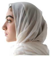 Hijab PNG white