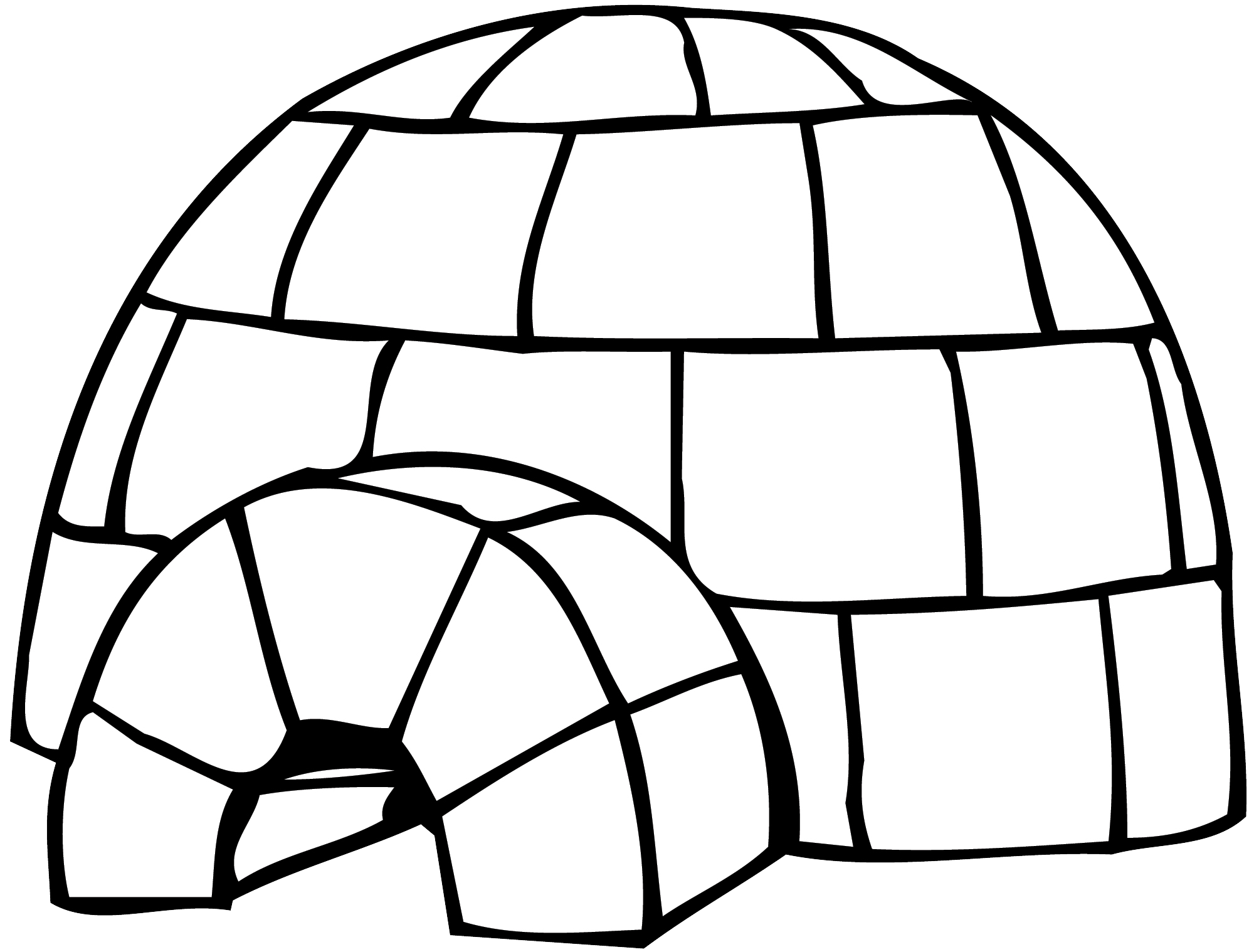 Igloo Template Printable Printable World Holiday